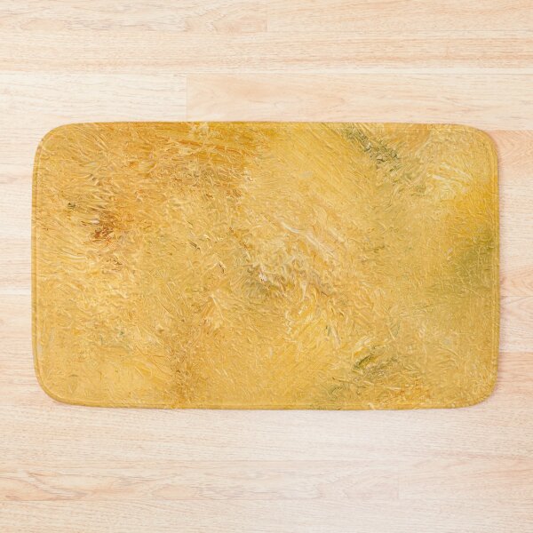Item preview, Yellow acrylic paint hard brush modern bright art designed and sold by TanalyFlowers.