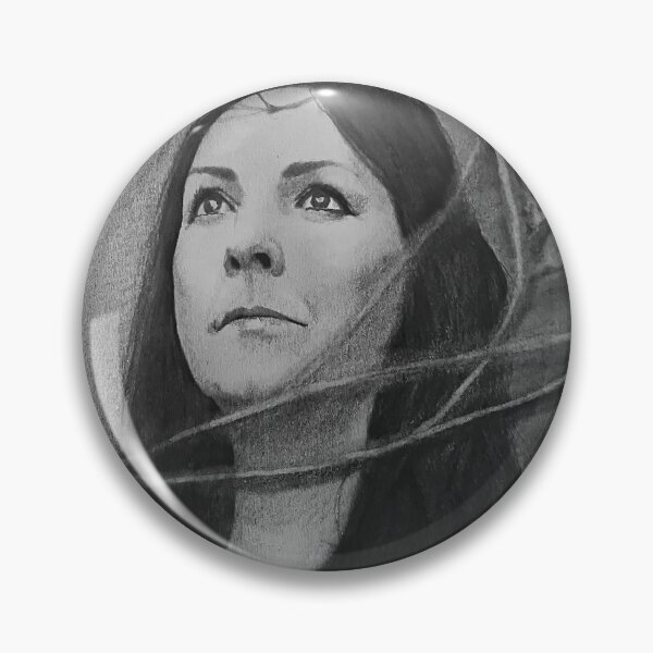 Item preview, Moya Brennan Pencil Portrait Print – Clannad Singer Artwork – Irish Celtic Music Icon Art designed and sold by ConorKeeganArt.