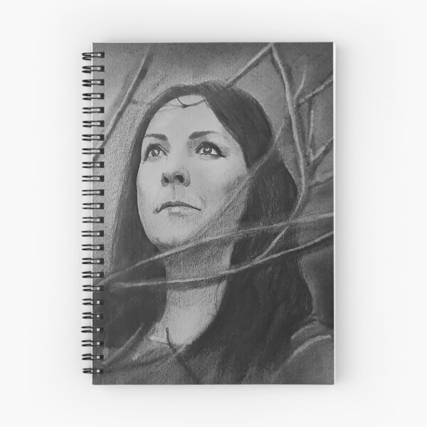 Item preview, Moya Brennan Pencil Portrait Print – Clannad Singer Artwork – Irish Celtic Music Icon Art designed and sold by ConorKeeganArt.