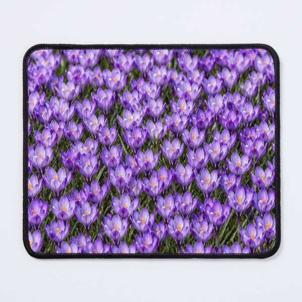 Item preview, Purple Crocus Spring Field Pattern designed and sold by IntelliMindDesigns.