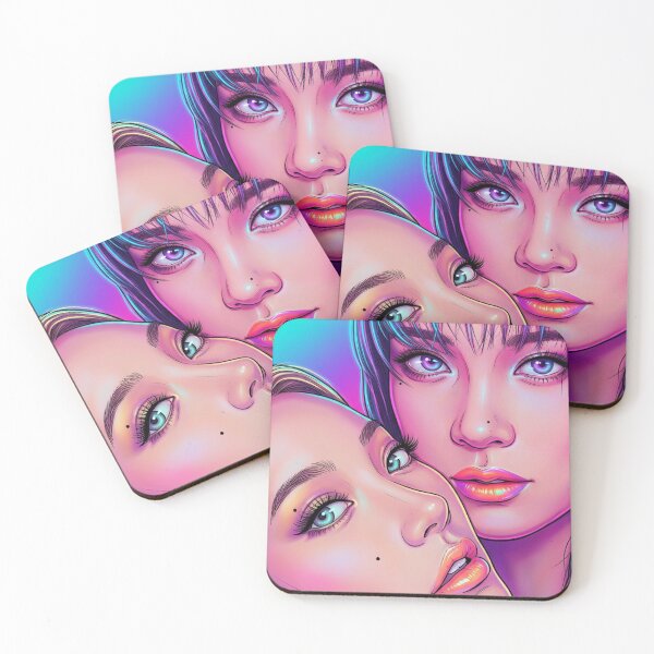 Item preview,  Neon Beauty Close JanJingJing Thai GL Series Lgbtq+ Love Drama Romance Sapphic designed and sold by Mind Space.