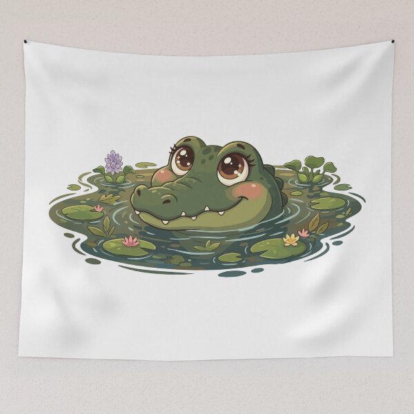 Item preview, Cute Swamp Puppy Innocent Alligator designed and sold by Petzzz.