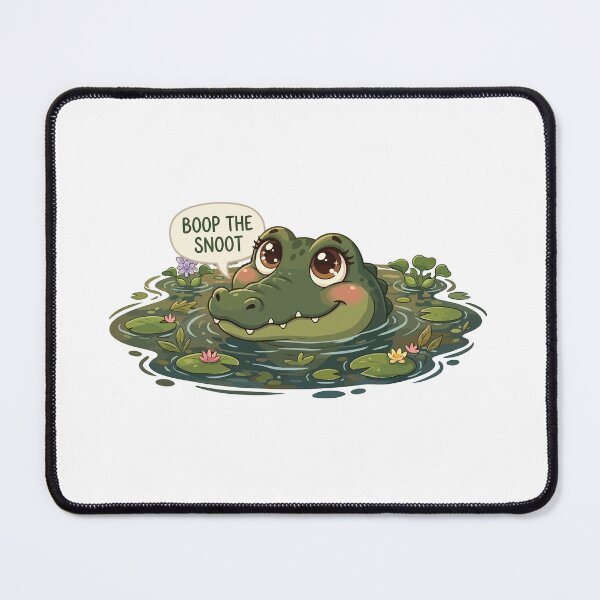 Item preview, Funny Alligator Boop the Snoot Meme designed and sold by Petzzz.