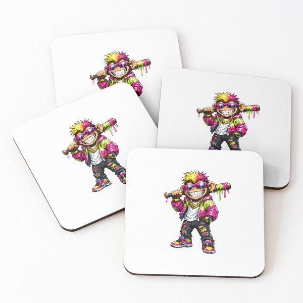 Item preview, Monkey Baseball Drip Funny Animal Party Sport Cool Graphic designed and sold by MBSdesingArt.