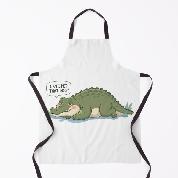 Item preview, Can I Pet That Dog Funny Alligator Meme designed and sold by Petzzz.