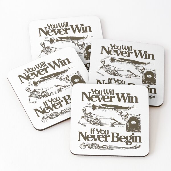 Item preview, You Will Never Win If You Never Begin designed and sold by cozygamerstore.