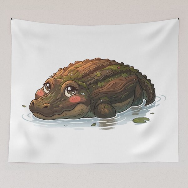Item preview, Funny Alligator Danger Log Camouflage Meme designed and sold by Petzzz.