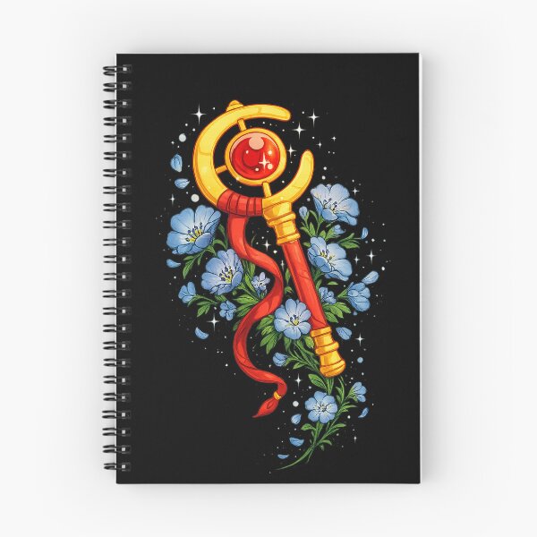 Item preview, golden staff with flowers designed and sold by PRINTATSTUDIO.