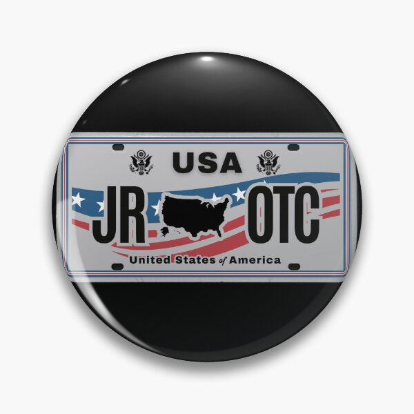 Item preview, JROTC USA License Plate‑Style Patriotic Military Cadet Design designed and sold by GFamilyC.