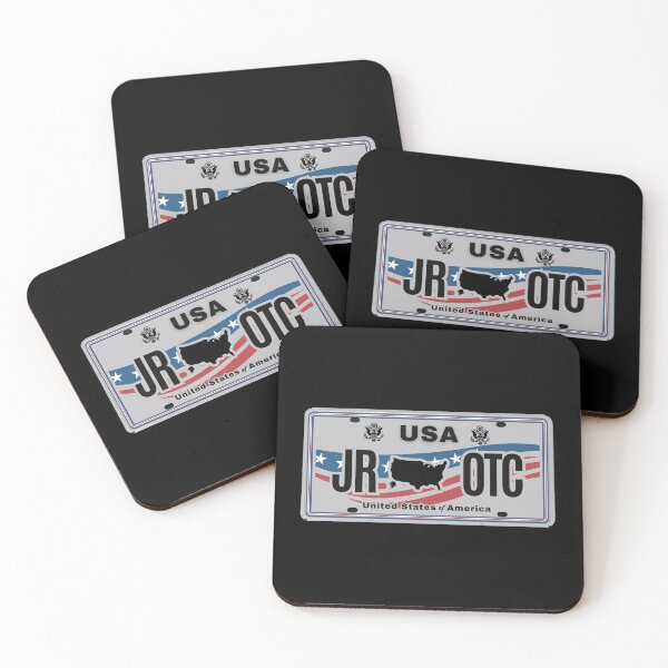Item preview, JROTC USA License Plate‑Style Patriotic Military Cadet Design designed and sold by GFamilyC.