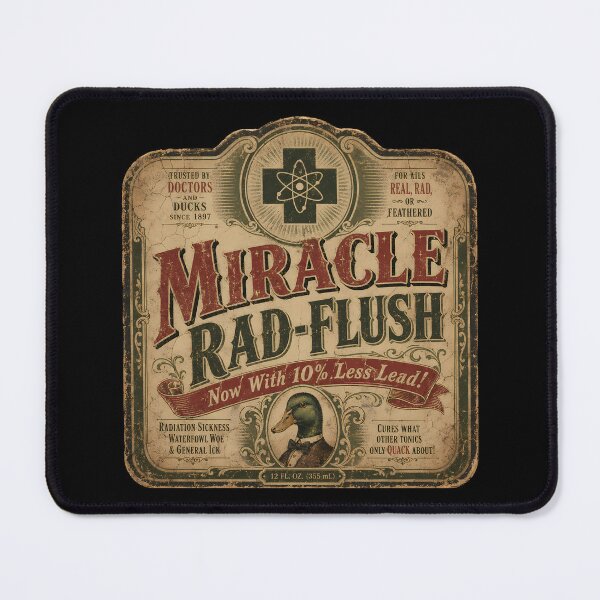 Item preview, Miracle Rad-Flush Bottle Label designed and sold by agearb.