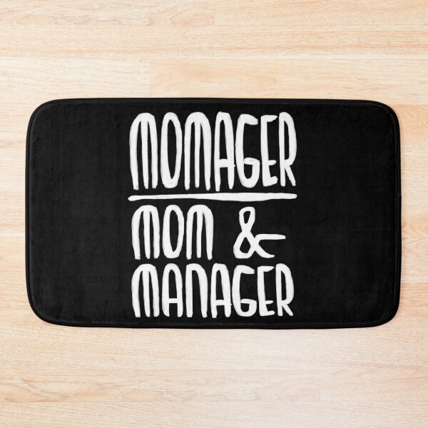 Artikelvorschau, Momager, mom + manager, for mother entworfen und verkauft von badlydrawnbabe.