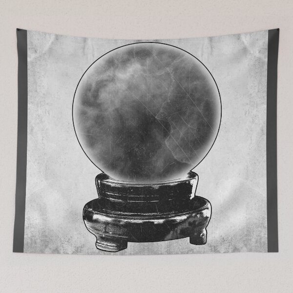 Item preview, Crystal Ball Smoke Fortune Teller Divination Orb designed and sold by Ghoul Enterprises.