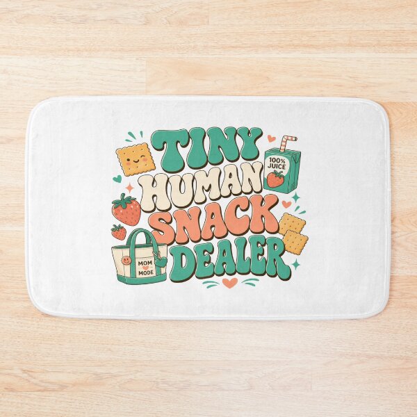 Item preview, Tiny Human Snack Dealer Cute Mom Life Design • Funny Parenting Quote • Cute Snacks & Pastel Aesthetic Art designed and sold by Bright Nest Studio.