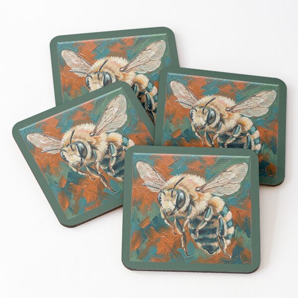 Item preview, Amber Glow Bee designed and sold by Ilona Abou-Zolof.