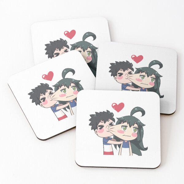 Item preview, Cute anime couple fight kiss designed and sold by Jagunu2.