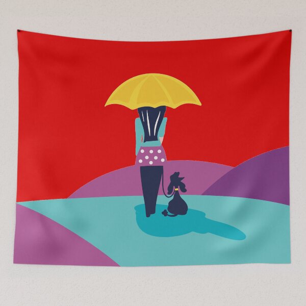 Item preview, Walking in The Rain designed and sold by IvysCreativityHouse.