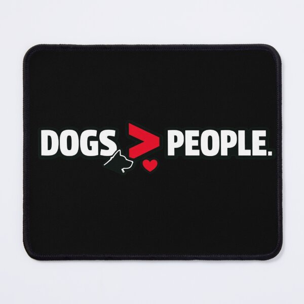 Item preview, Dogs Greater Than People Funny Dog Lover Shirt Minimalist Pet Humor Design designed and sold by Timeless Junction.