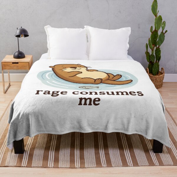 Item preview, Rage Consumes Me Floating Otter designed and sold by SiarheiYur.