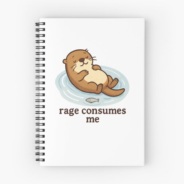 Item preview, Rage Consumes Me Floating Otter designed and sold by SiarheiYur.