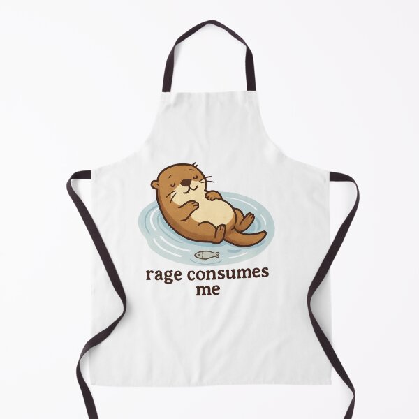 Item preview, Rage Consumes Me Floating Otter designed and sold by SiarheiYur.