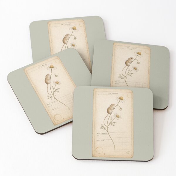 Item preview, Harvest Mouse Tea Ledger Botanical Art designed and sold by Ombrya.