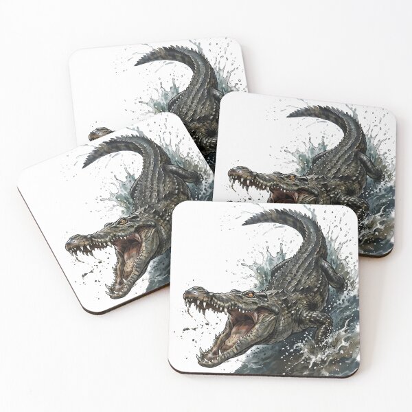 Item preview, Nile Crocodile In Water - Reptile Animal designed and sold by RubisLeaf.