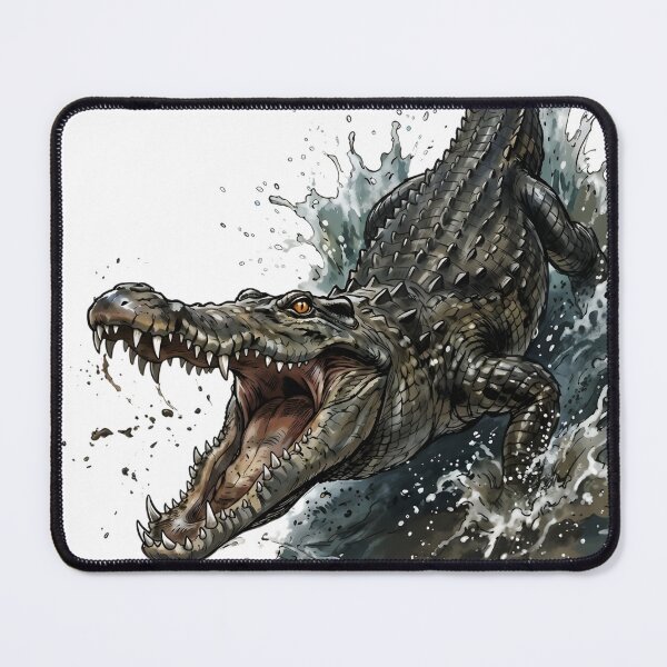 Item preview, Nile Crocodile In Water - Reptile Animal designed and sold by RubisLeaf.