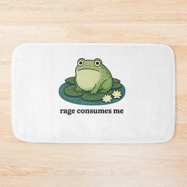 Item preview, Rage Consumes Me Pond Frog designed and sold by SiarheiYur.