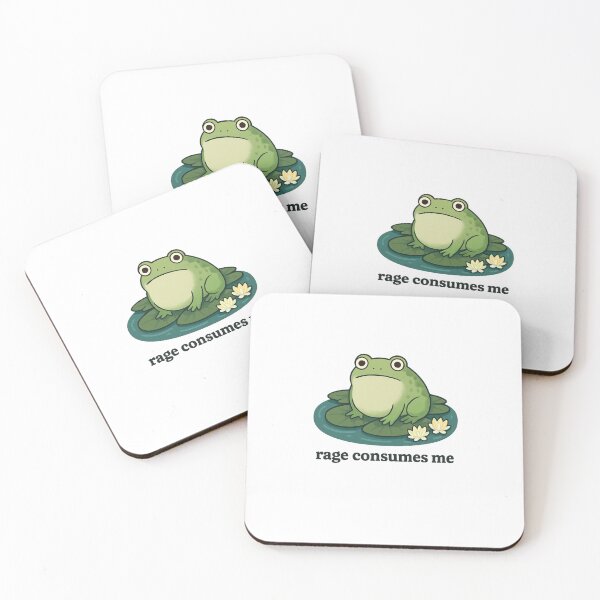 Item preview, Rage Consumes Me Pond Frog designed and sold by SiarheiYur.