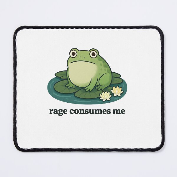 Item preview, Rage Consumes Me Pond Frog designed and sold by SiarheiYur.