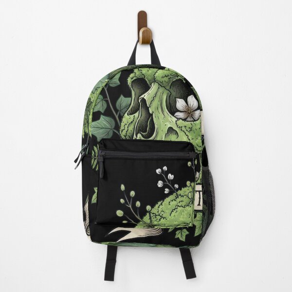 Item preview, Memento Mori Skull Covered in Green Moss designed and sold by nuel-art.