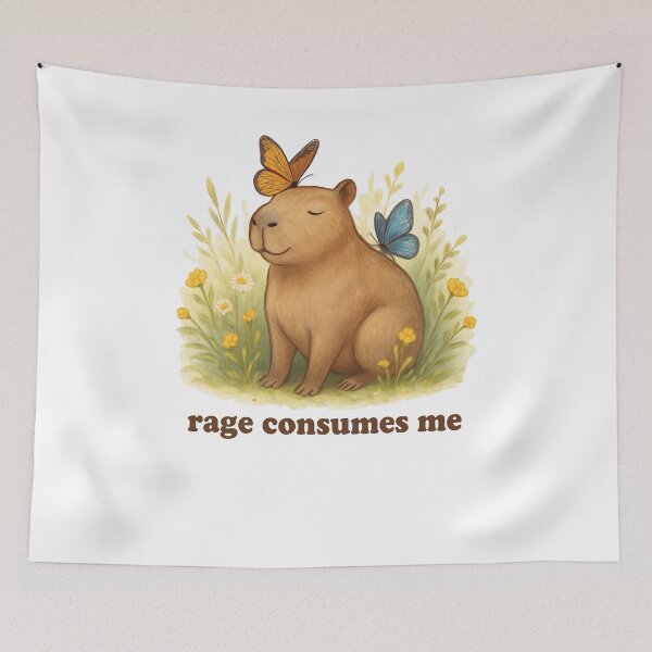 Item preview, Rage Consumes Me Gentle Deer designed and sold by SiarheiYur.