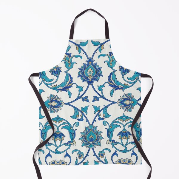 Item preview, Blue Persian Floral Tile Pattern – Vintage Moroccan Ornament designed and sold by FashioonTrends.
