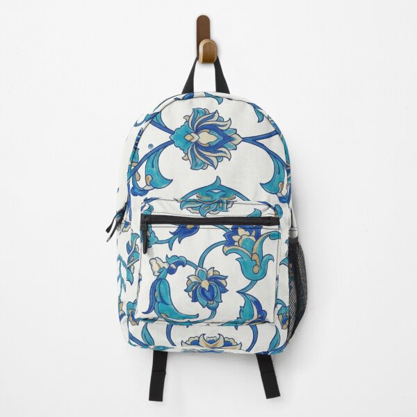 Item preview, Blue Persian Floral Tile Pattern – Vintage Moroccan Ornament designed and sold by FashioonTrends.