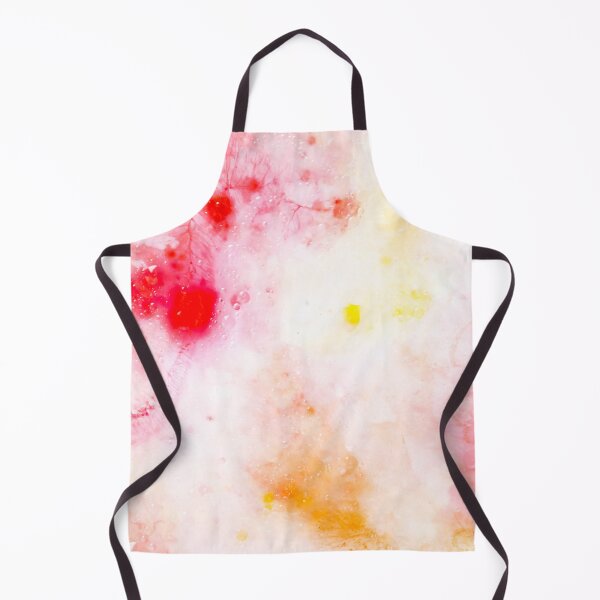 Item preview, Pink, yellow and white watercolor bubbles and flows bright colorful modern art designed and sold by TanalyFlowers.