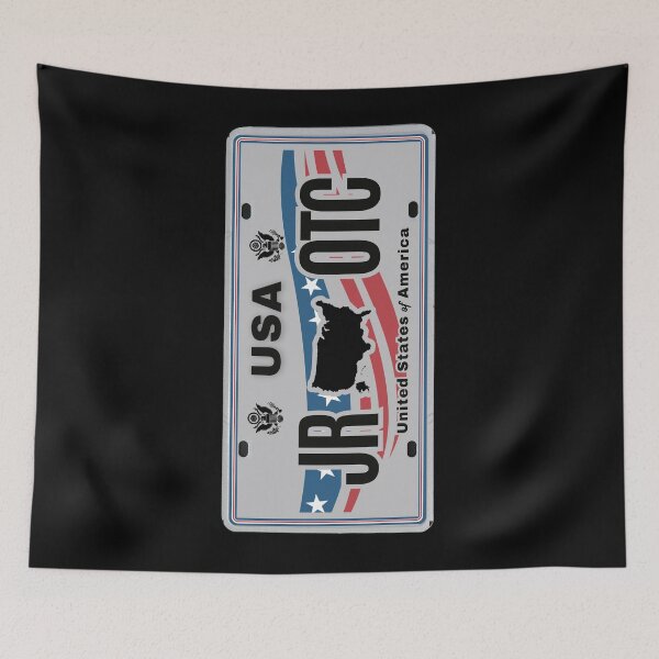 Item preview, JROTC USA License Plate‑Style Patriotic Military Cadet Design Sideways Design designed and sold by GFamilyC.