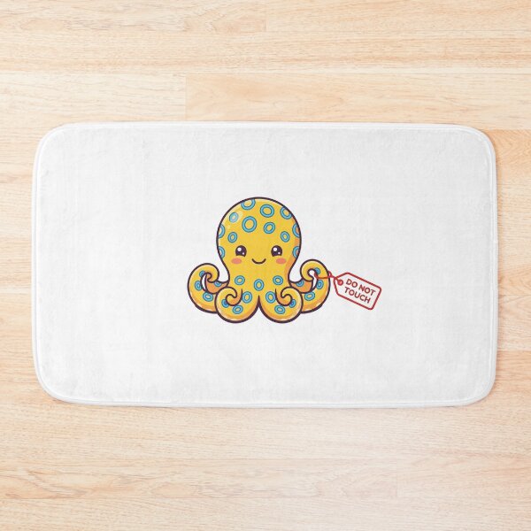Item preview, Do Not Touch The Danger Squishy Blue Ringed Octopus designed and sold by Petzzz.