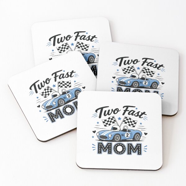 Item preview, Two Fast Mom Racing Birthday Party Cute Race Car Mom Design designed and sold by kiralynstration.