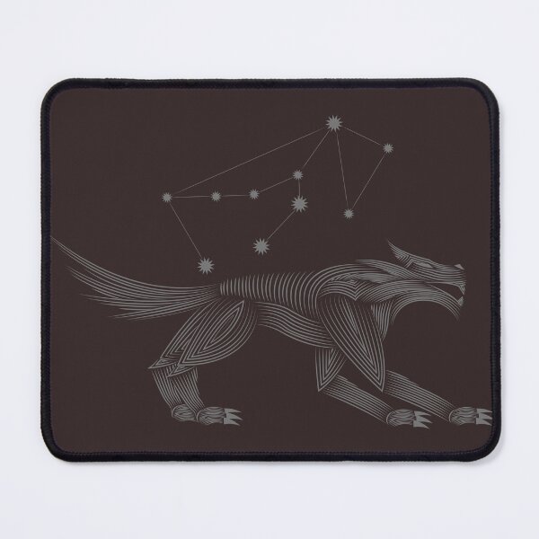 Item preview, Lupus Constellation Wolf Gray Minimalist Line Art designed and sold by JAMerArc.