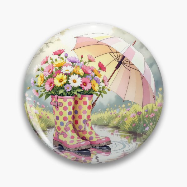 Item preview, Rainy Day Boot Bouquets 3 designed and sold by Finding Fortuity.