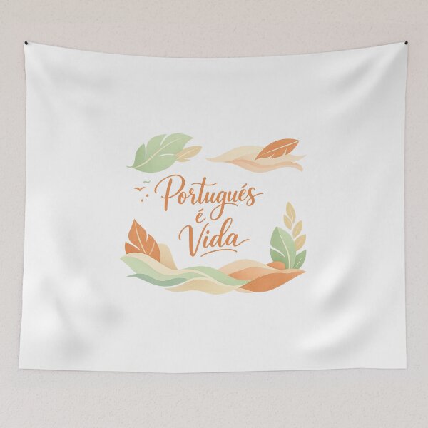 Item preview, Português é Vida – Organic Nature Illustration designed and sold by LuveraxArt.