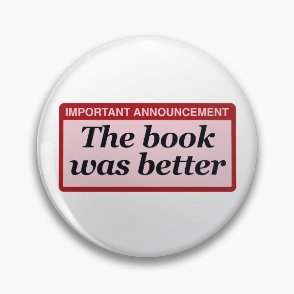 Item preview, The book was better announcement designed and sold by evereads.