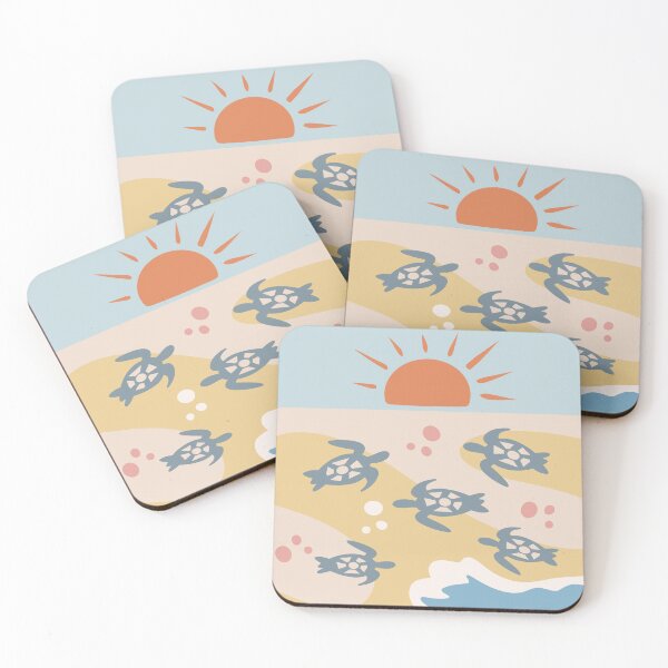 Item preview, Sea Turtles on a Sandy Beach designed and sold by IvysCreativityHouse.