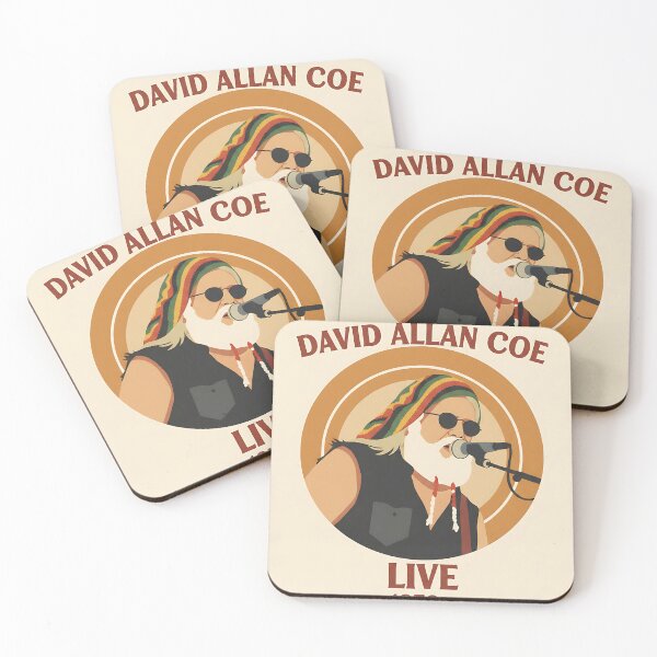 Item preview, David Allan Coe - Outlaw Country Legend Vintage Poster designed and sold by iwzzuel.