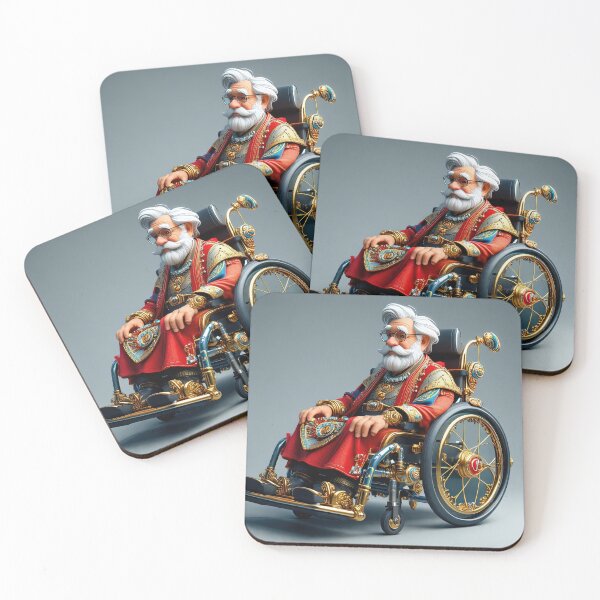 Item preview, Old Man riding a pimped Wheelchair designed and sold by Colin Bentham.