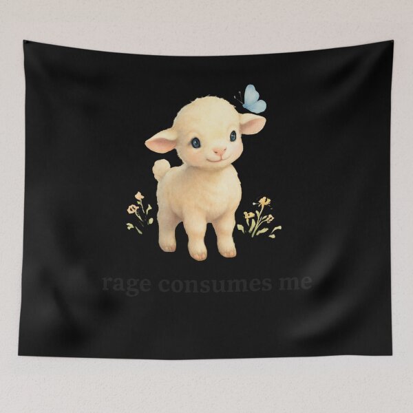 Item preview, Rage Consumes Me Baby Lamb designed and sold by SiarheiYur.