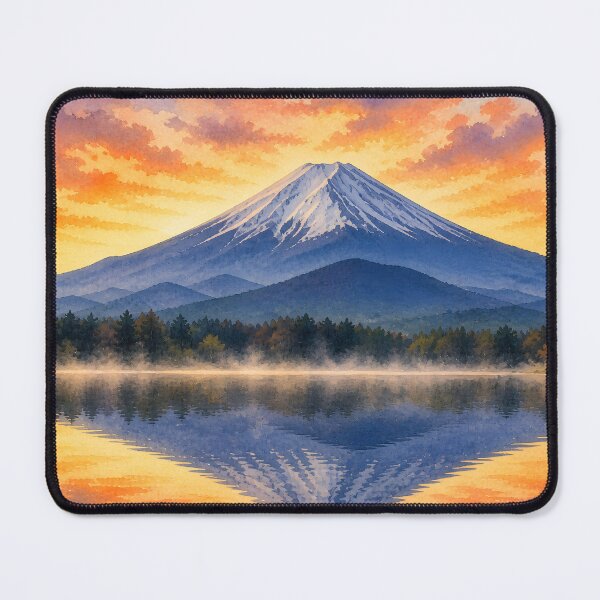Item preview, Mount Fuji with Shoji Lake designed and sold by HOMETOWN86.