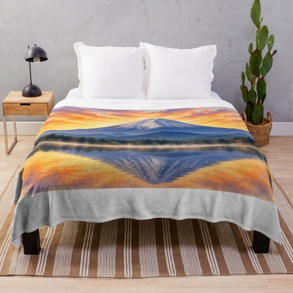 Item preview, Mount Fuji with Shoji Lake designed and sold by HOMETOWN86.