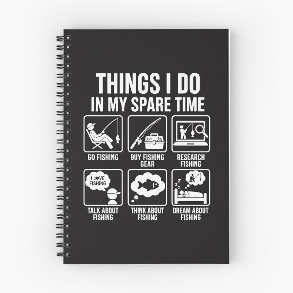 Item preview, Things I Do in My Spare Time Funny Fishing Humor Angler Design designed and sold by kiralynstration.